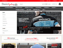 Tablet Screenshot of classiccycling.com